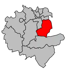 Cantonul Hérimoncourt în cadrul arondismentului