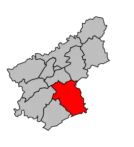 Cantonul Ornans în cadrul arondismentului