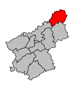 Cantonul Rougemont în cadrul arondismentului