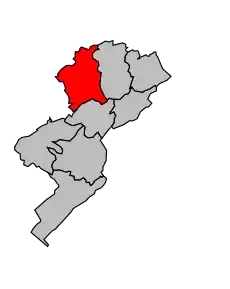 Cantonul Vercel-Villedieu-le-Camp în cadrul arondismentului