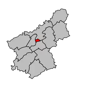 Cantonul Besançon-Est în cadrul arondismentului