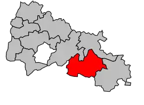 Cantonul Buis-les-Baronnies în cadrul arondismentului