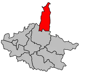 Cantonul La Chapelle-en-Vercors în cadrul arondismentului