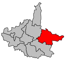 Cantonul Châtillon-en-Diois în cadrul arondismentului