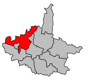 Cantonul Crest-Nord în cadrul arondismentului