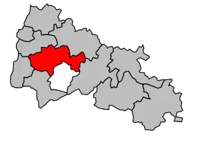 Cantonul Grignan în cadrul arondismentului