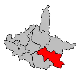 Cantonul Luc-en-Diois în cadrul arondismentului