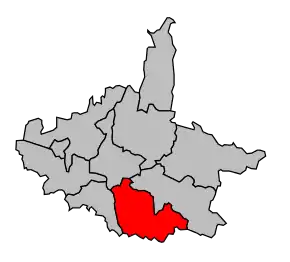 Cantonul La Motte-Chalancon în cadrul arondismentului