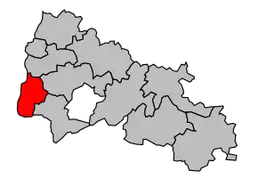 Cantonul Pierrelatte în cadrul arondismentului