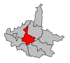 Cantonul Saillans în cadrul arondismentului