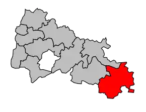 Cantonul Séderon în cadrul arondismentului