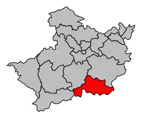 Cantonul Nonancourt în cadrul arondismentului