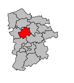 Cantonul Saint-Georges-du-Vièvre în cadrul arondismentului