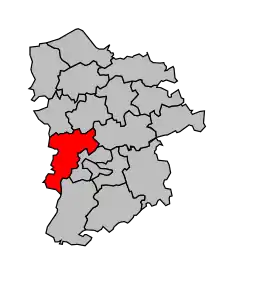 Cantonul Thiberville în cadrul arondismentului