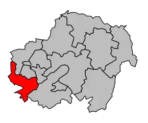 Cantonul Louviers-Sud în cadrul arondismentului