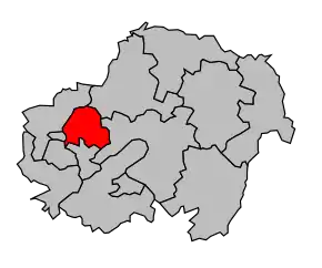 Cantonul Val-de-Reuil în cadrul arondismentului