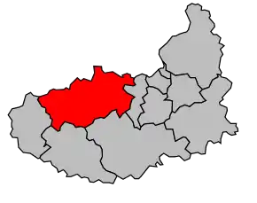 Cantonul Brezolles în cadrul arondismentului