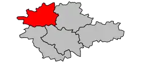 Cantonul Brou în cadrul arondismentului