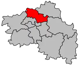 Cantonul Chartres-Nord-Est în cadrul arondismentului