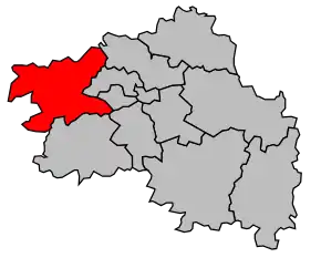 Cantonul Courville-sur-Eure în cadrul arondismentului