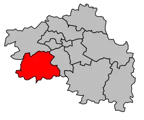 Cantonul Illiers-Combray în cadrul arondismentului