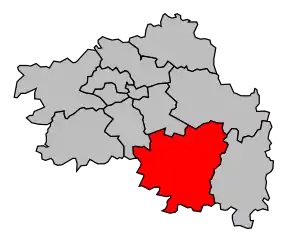 Cantonul Voves în cadrul arondismentului