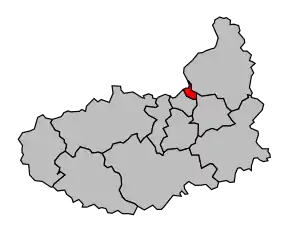 Cantonul Dreux-Ouest în cadrul arondismentului