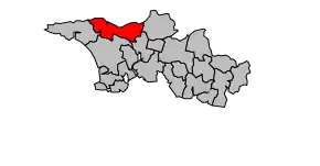 Cantonul Douarnenez în cadrul arondismentului