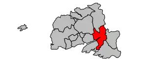 Cantonul Landerneau în cadrul arondismentului