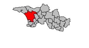 Cantonul Plogastel-Saint-Germain în cadrul arondismentului