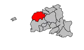 Cantonul Ploudalmézeau în cadrul arondismentului