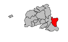 Cantonul Ploudiry în cadrul arondismentului