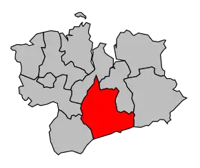 Cantonul Saint-Thégonnec în cadrul arondismentului