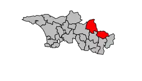 Cantonul Scaër în cadrul arondismentului