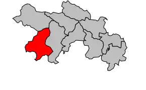 Cantonul Alzon în cadrul arondismentului