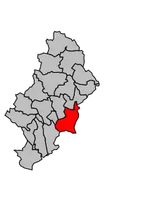 Cantonul Beaucaire în cadrul arondismentului