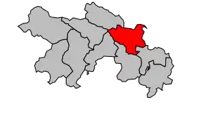 Cantonul Lasalle în cadrul arondismentului