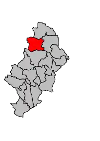 Cantonul Lussan în cadrul arondismentului