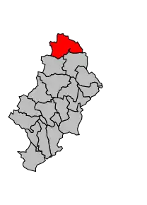 Cantonul Pont-Saint-Esprit în cadrul arondismentului