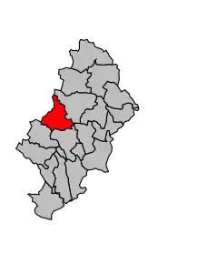 Cantonul Saint-Chaptes în cadrul arondismentului