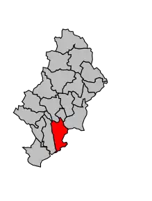 Cantonul Saint-Gilles în cadrul arondismentului