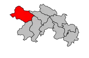 Cantonul Trèves în cadrul arondismentului