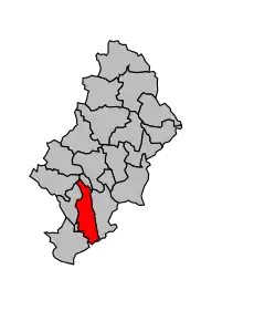 Cantonul Vauvert în cadrul arondismentului