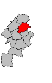 Cantonul Aurignac în cadrul arondismentului