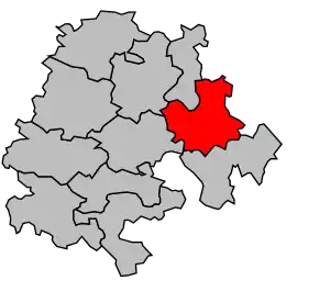 Cantonul Auterive în cadrul arondismentului