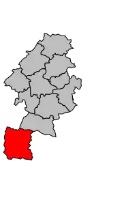 Cantonul Bagnères-de-Luchon în cadrul arondismentului