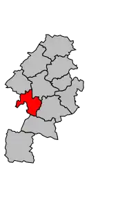 Cantonul Barbazan în cadrul arondismentului