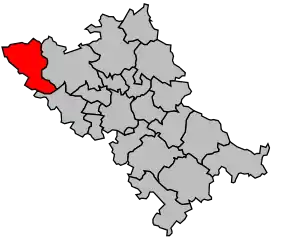 Cantonul Cadours în cadrul arondismentului