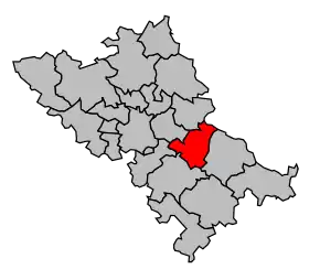 Cantonul Lanta în cadrul arondismentului