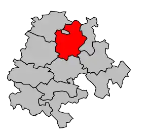 Cantonul Muret în cadrul arondismentului